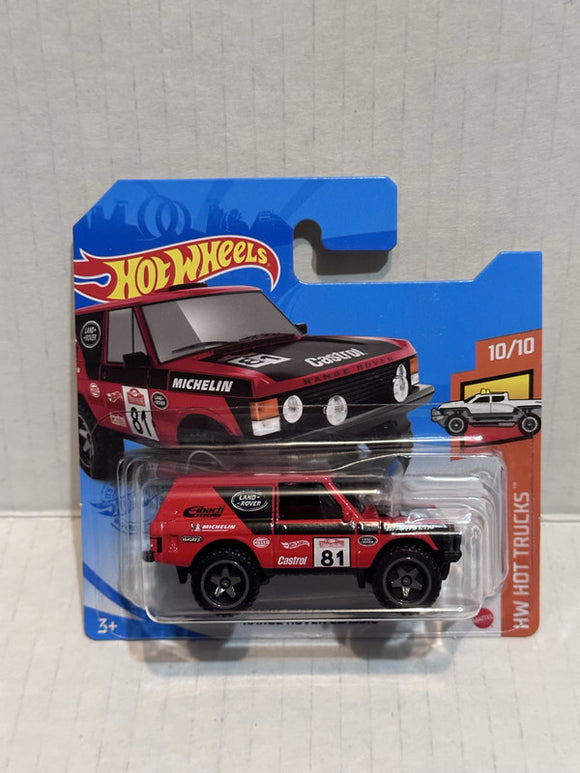 Red Range Rover Classic HW Hot Trucks 10/10 245/250 GRX34 2018 Hot Wheels Diecast Car