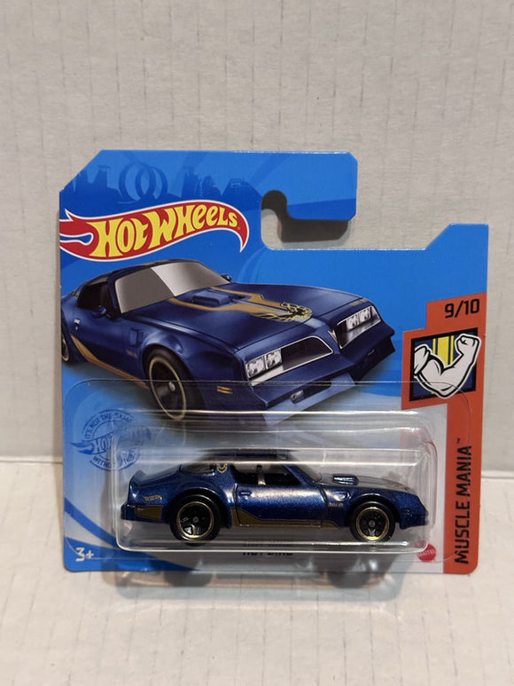 Blue Hot Bird Muscle Mania 9/10 249/250 GTB46 G1 2018 Hot Wheels Diecast Car