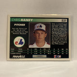 #521 Chris Haney Montreal Expos 1992 Pinnacle Baseball Card II