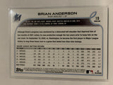 #19 Brian Anderson Rookie Miami Marlins 2022 Topps Series 1 Baseball Card MLB