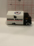 Black White Bomb Squad Emergency Detonation Team Truck Unbranded Toy Diecast Car