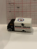 Black White Bomb Squad Emergency Detonation Team Truck Unbranded Toy Diecast Car