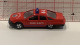 Red Fire Dept Car  Welly Toy Diecast Car