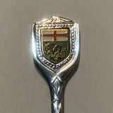 Manitoba Flag Crest Collectable Souvenir Spoon DN
