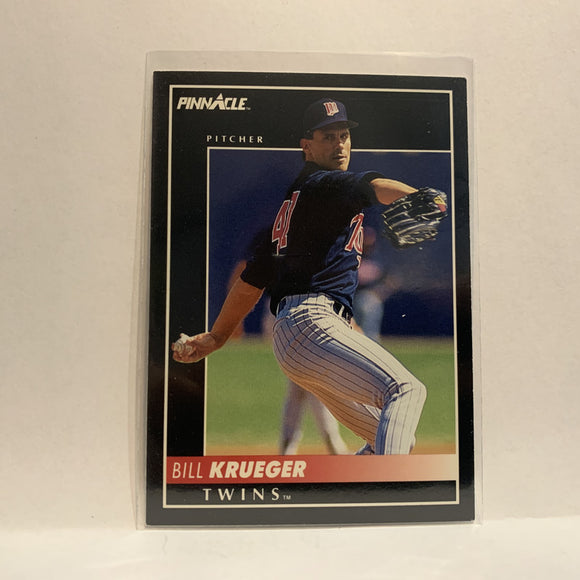 #501 Bill Krueger Minnesota Twins 1992 Pinnacle Baseball Card II