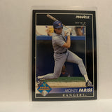 #560 Monty Fariss Rookie Prospect Texas Rangers 1992 Pinnacle Baseball Card II