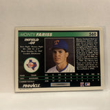 #560 Monty Fariss Rookie Prospect Texas Rangers 1992 Pinnacle Baseball Card II