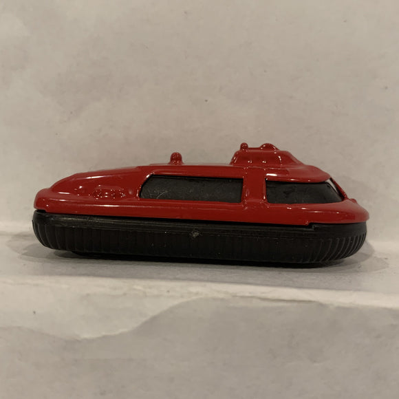 Red Yacht Hovercraft Unbranded Diecast Car DO