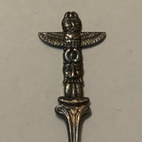 Red Deer Alberta Totem Pole Collectable Souvenir Spoon DN