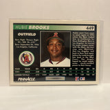 #449 Hubie Brooks Los Angeles Angels 1992 Pinnacle Baseball Card IJ