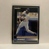 #374 Kal Daniels Los Angeles Dodgers 1992 Pinnacle Baseball Card IJ