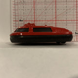 Red Yacht Hovercraft Unbranded Diecast Car DO