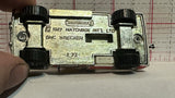 White 24hr Towing Frank's GMC Wrecker 1/72 1987 Matchbox Diecast Car