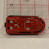 Red Yacht Hovercraft Unbranded Diecast Car DO