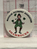 Shamrocks Muscular Dystrophy Association Button Pinback