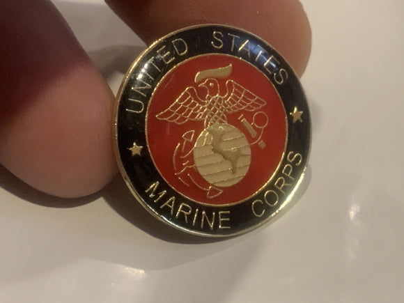 United States Marine Corps Logo Lapel Hat Pin DV