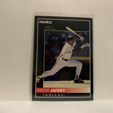 #376 Brook Jacoby Cleveland Indians 1992 Pinnacle Baseball Card IJ