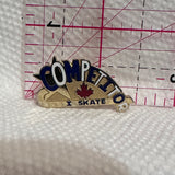 I Skate Competitor Canada  Lapel Pin