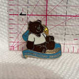 Lacombe Victims Services Teddy Bear  Lapel Pin