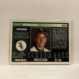 #364 Greg Hibbard Chicago White Sox 1992 Pinnacle Baseball Card IJ