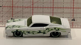 White N3191 Ford Torino Talladega Hot Wheels Toy Diecast Car