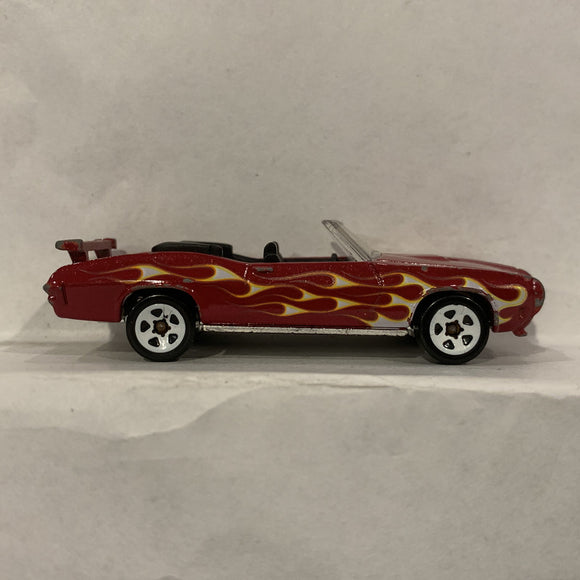 Red '70 Pontiac GTO ©2007 Hot Wheels Diecast Car DO