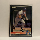 #598 Shawn Hare Rookie Prospect Detroit Tigers 1992 Pinnacle Baseball Card IJ