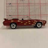 Red '70 Pontiac GTO ©2007 Hot Wheels Diecast Car DO