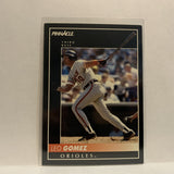 #356 Leo Gomez Baltimore Orioles 1992 Pinnacle Baseball Card IJ