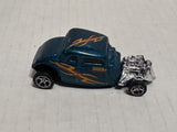 Blue 1934 Ford Hot Rod Tonka 2002 Maisto Diecast Car