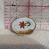 Churchbridge SK Rural Municipality 75th 1913 1988 #211  Lapel Pin