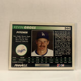 #344 Kevin Gross Los Angeles Angels 1992 Pinnacle Baseball Card IJ