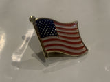 USA American Flag Lapel Hat Pin DV