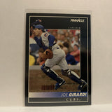 #498 Joe Girardi Chicago Cubs 1992 Pinnacle Baseball Card IJ