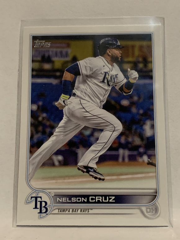 #104 Nelson Cruz Tampa Bay Rays 2022 Topps Series 1 Baseball Card MLB