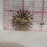 Weyburn Sask Maple Leaf Snowflake  Lapel Pin