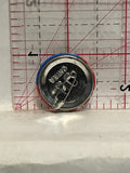 Smiling Face USA Flag Button Pinback