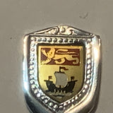 New Brunswick Flag Crest Emblem Collectable Souvenir Spoon DO