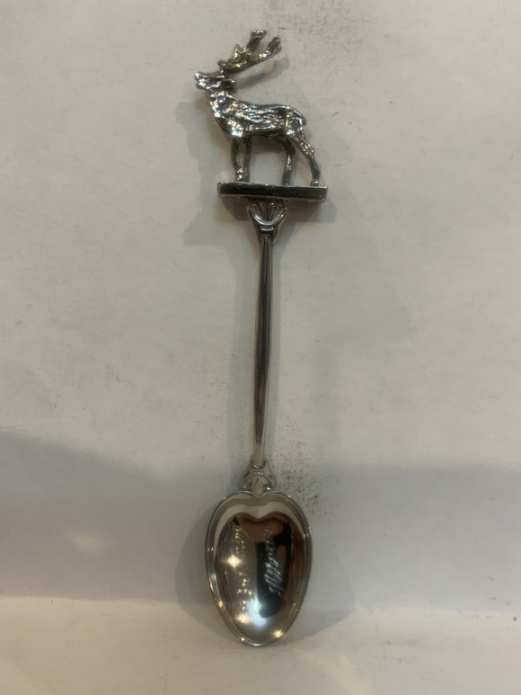 Alberta Town Deer Souvenir Spoon