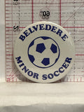 Belvedere Minor Soccer Button Pinback