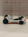 White Vulture Mcdonalds 2009 Hot Wheels Toy Diecast Car
