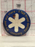 It's Cold Out There CNOY Puzzle piece Button Pinback