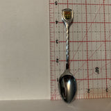 Saskatchewan Flag Crest Collectable Souvenir Spoon DO
