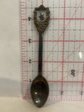 Moncton New Brunsick Purple Violet Souvenir Spoon