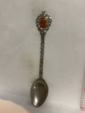 Red Deer Alberta Crest Emblem Souvenir Spoon