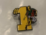 #1 Soccer Player Lapel Hat Pin DW