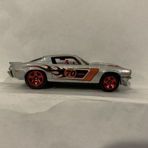 Silver '70 camaro RS Hot Wheels Diecast Car DP