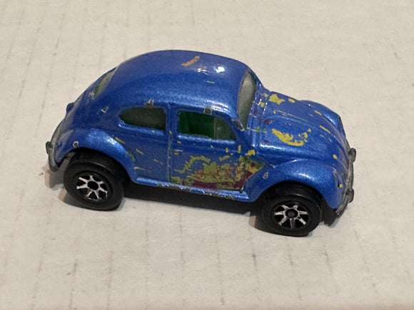 Blue Mod Bod Volkswagen 1988 Hot Wheels Diecast Car
