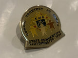 Coming Together as Family State Convention Lloydminster 1994 K of C Lapel Hat Pin DW
