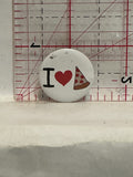 I Love Pizza Button Pinback